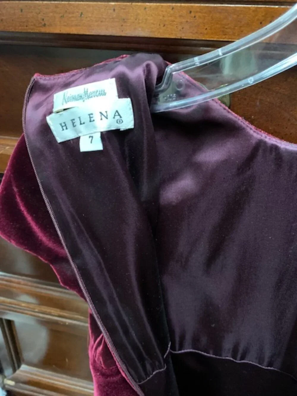 Neiman Maarcus Velvet Dress